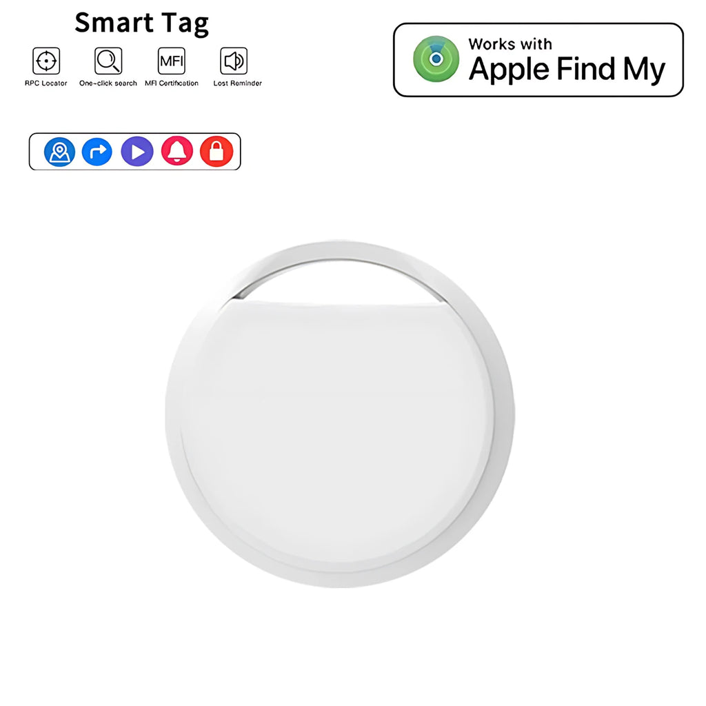 Smart Bluetooth Mini GPS Tracker Work With Find My APP ITag Anti Lost Reminder Device MFI Rated Locator Car Key Pet Kids Finder